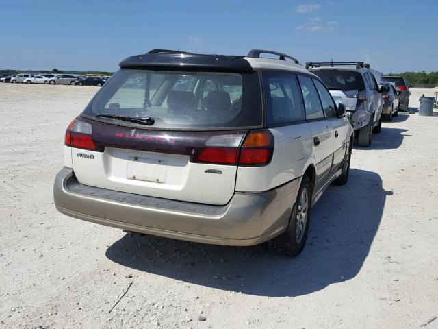 4S3BH675147629978 - 2004 SUBARU LEGACY OUT TWO TONE photo 4