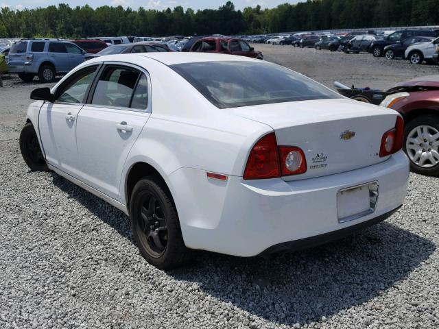 1G1ZG57B69F181860 - 2009 CHEVROLET MALIBU LS WHITE photo 3