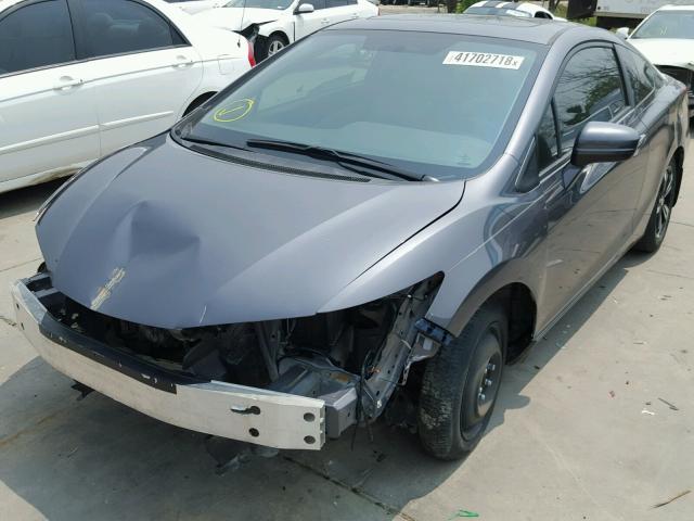 2HGFG3B82FH522354 - 2015 HONDA CIVIC EX ნაცრისფერი ფოტო 2