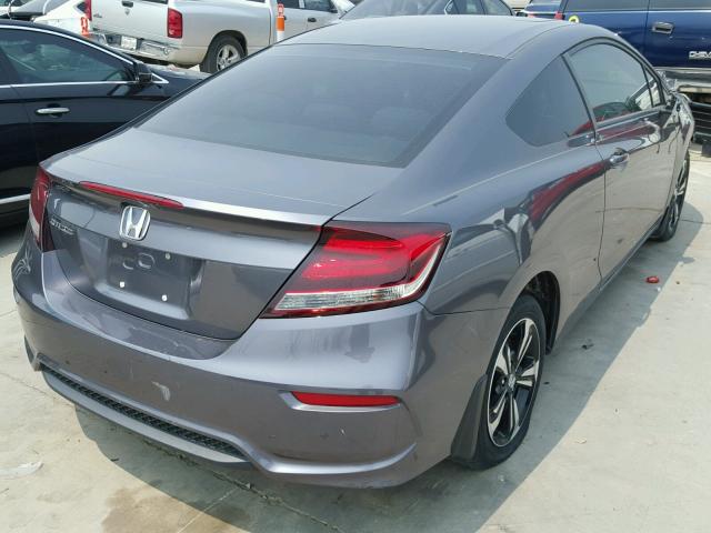 2HGFG3B82FH522354 - 2015 HONDA CIVIC EX ნაცრისფერი ფოტო 4