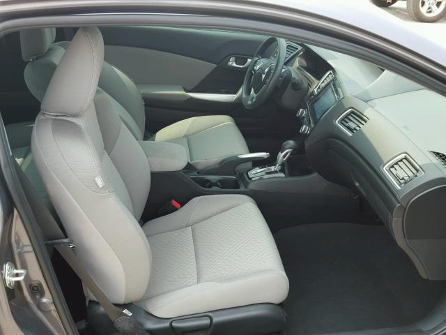 2HGFG3B82FH522354 - 2015 HONDA CIVIC EX ნაცრისფერი ფოტო 5