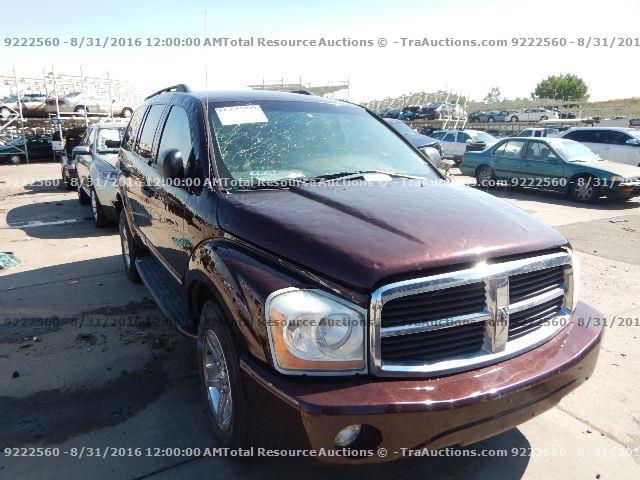 1D4HB58N64F169262 - 2004 DODGE DURANGO MAROON photo 2