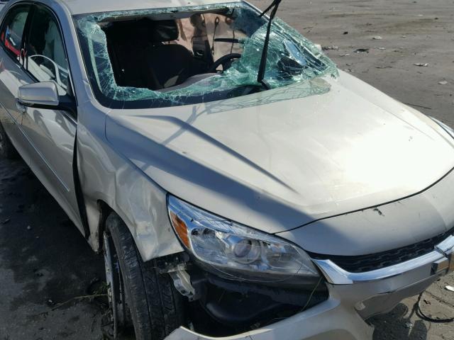 1G11C5SL9FF149053 - 2015 CHEVROLET MALIBU 1LT ვერცხლისფერი ფოტო 9