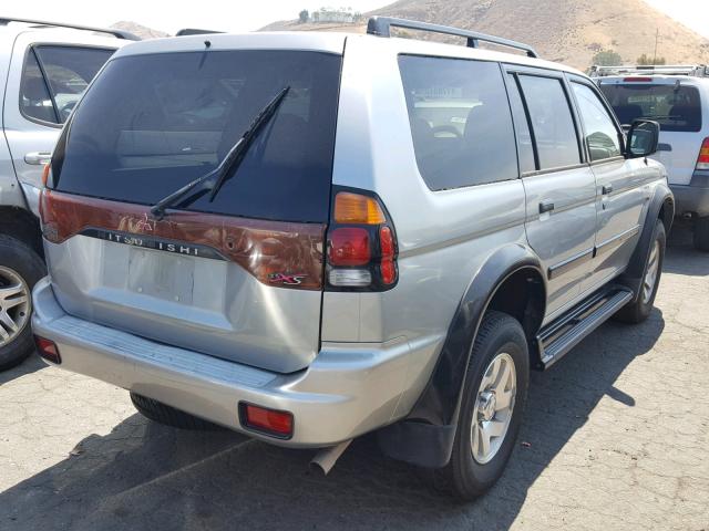 JA4LS31R61P066190 - 2001 MITSUBISHI MONTERO SP SILVER photo 4