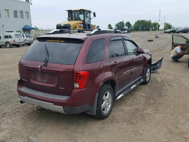 2CKDL63F276230418 - 2007 PONTIAC TORRENT RED photo 4