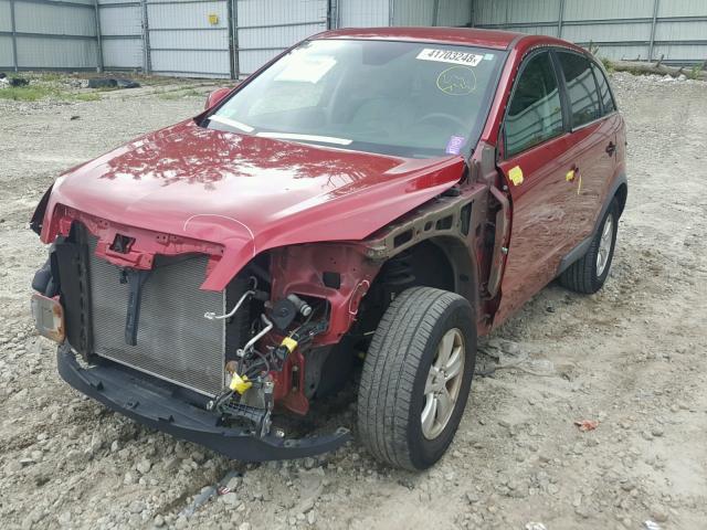 3GSALAE17AS586293 - 2010 SATURN VUE XE RED photo 2