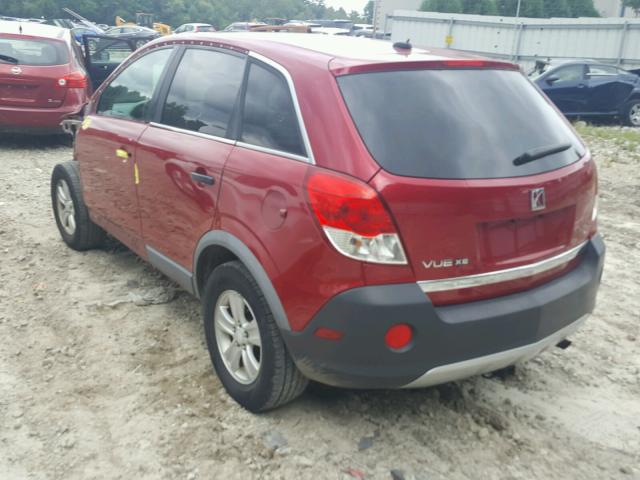 3GSALAE17AS586293 - 2010 SATURN VUE XE RED photo 3