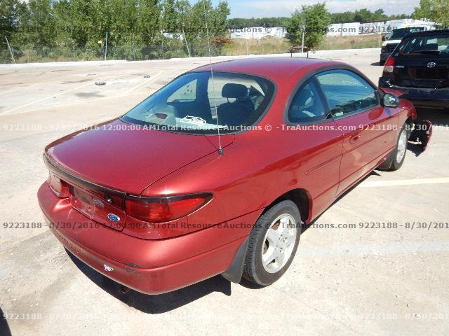 3FALP1135WR146724 - 1998 FORD ESCORT ZX2 RED photo 3