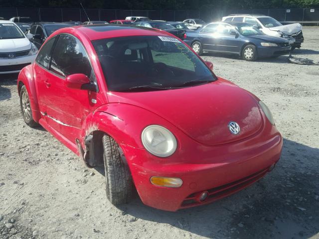 3VWCB21C72M431735 - 2002 VOLKSWAGEN NEW BEETLE 红色 照片 1