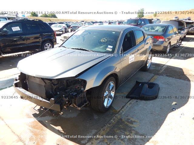 1C3CDZAB9DN628724 - 2013 DODGE AVENGER SILVER photo 1