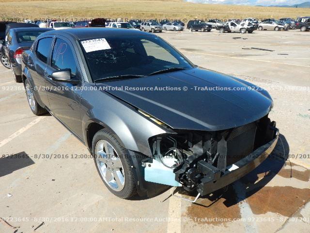 1C3CDZAB9DN628724 - 2013 DODGE AVENGER SILVER photo 2