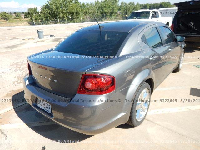 1C3CDZAB9DN628724 - 2013 DODGE AVENGER SILVER photo 3