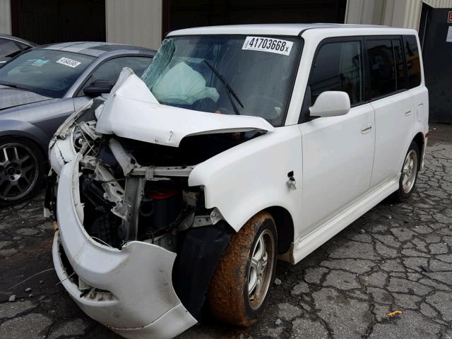 JTLKT324850185346 - 2005 TOYOTA SCION XB Ақ фото 2