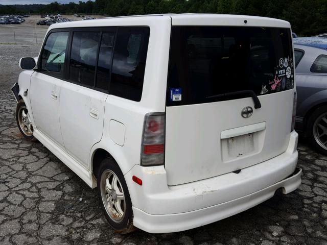 JTLKT324850185346 - 2005 TOYOTA SCION XB Ақ фото 3