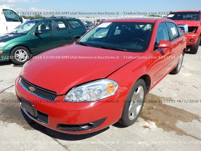 2G1WD58C579342174 - 2007 CHEVROLET IMPALA SUP RED photo 1