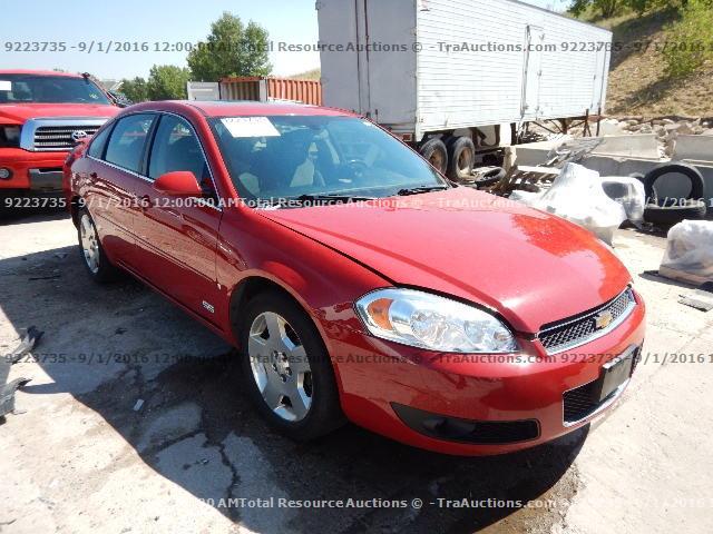 2G1WD58C579342174 - 2007 CHEVROLET IMPALA SUP RED photo 2