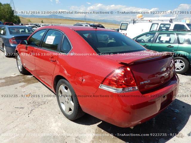 2G1WD58C579342174 - 2007 CHEVROLET IMPALA SUP 红色 照片 4