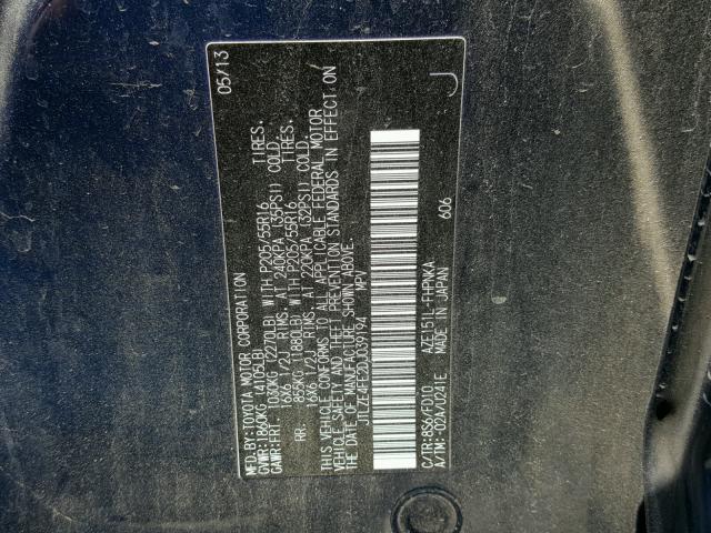 JTLZE4FE2DJ039194 - 2013 TOYOTA SCION XB Blau Foto 10