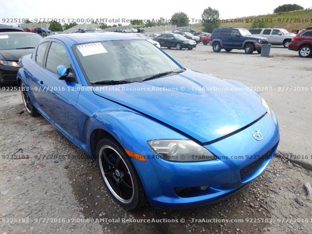 JM1FE173940100086 - 2004 MAZDA RX8 BLUE photo 2