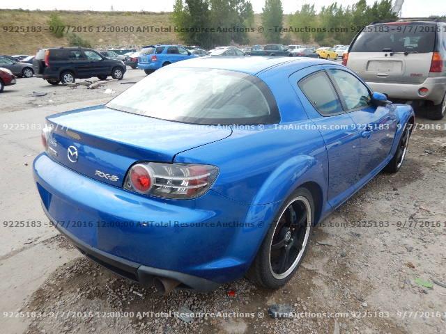 JM1FE173940100086 - 2004 MAZDA RX8 BLUE photo 3