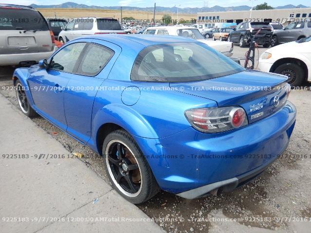 JM1FE173940100086 - 2004 MAZDA RX8 BLUE photo 4