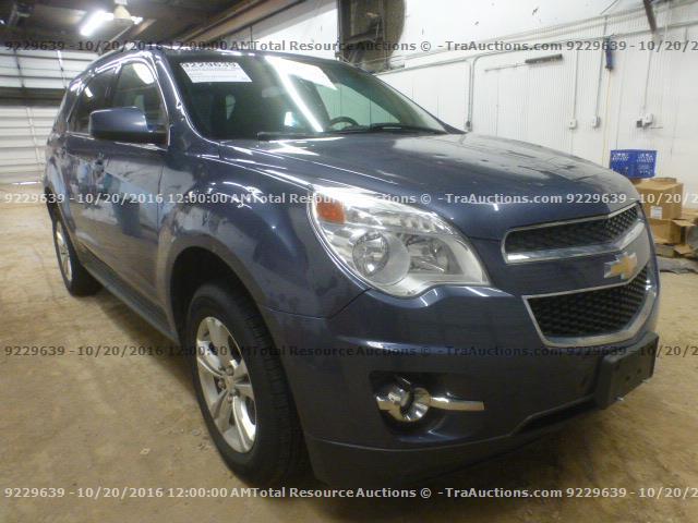 2GNFLNEKXD6290244 - 2013 CHEVROLET EQUINOX LT BLUE photo 2