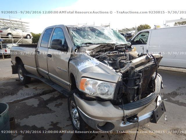 3D7KU28C93G804956 - 2003 DODGE RAM 2500 Q GOLD photo 2