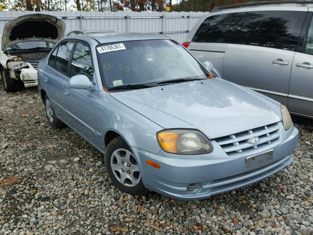 KMHCG45C55U595054 - 2005 HYUNDAI ACCENT GL GRAY photo 1