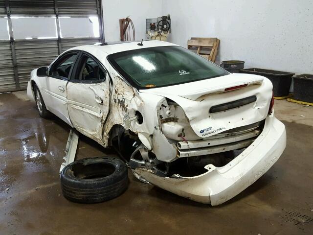 2G2WP552681180280 - 2008 PONTIAC GRAND PRIX WHITE photo 3