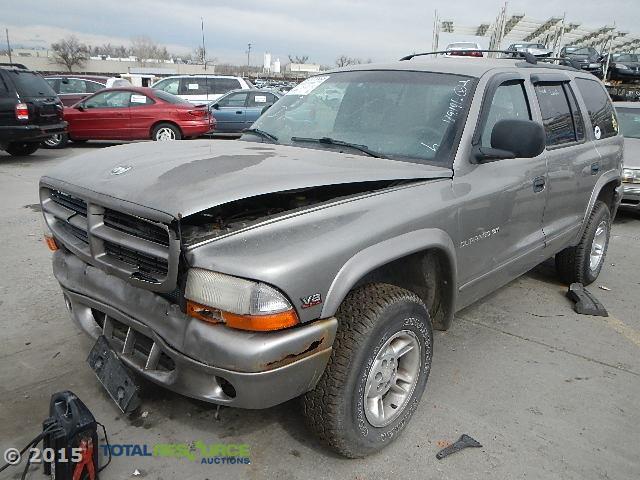 1B4HS28N3YF309007 - 2000 DODGE DURANGO GRAY photo 1