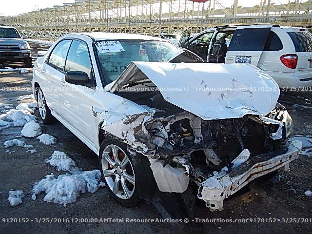 JF1GD79696G508511 - 2006 SUBARU IMPREZA WHITE photo 2