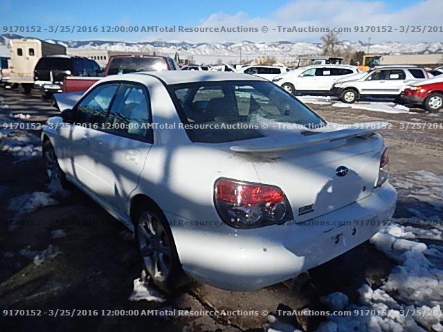 JF1GD79696G508511 - 2006 SUBARU IMPREZA WHITE photo 4