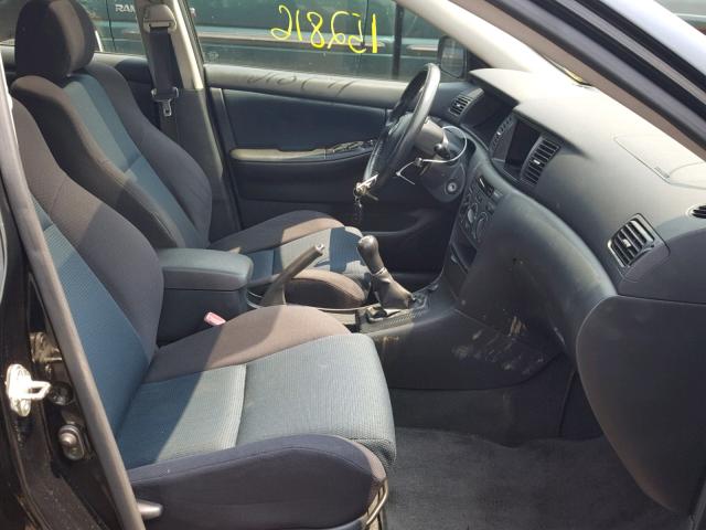 2T1BY30E15C342195 - 2005 TOYOTA COROLLA XR 黑色 照片 5