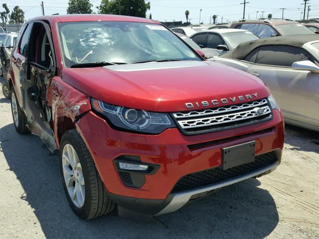SALCR2BG0GH566804 - 2016 LAND ROVER DISCOVERY RED photo 1