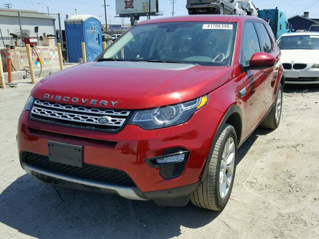 SALCR2BG0GH566804 - 2016 LAND ROVER DISCOVERY RED photo 2