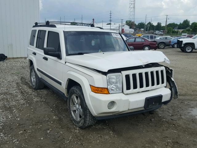 1J8HG48NX6C232160 - 2006 JEEP COMMANDER WHITE photo 1