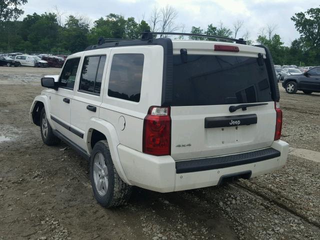 1J8HG48NX6C232160 - 2006 JEEP COMMANDER WHITE photo 3