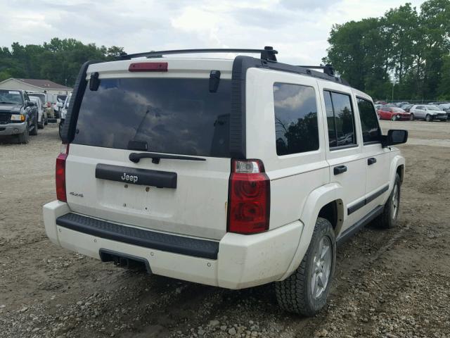 1J8HG48NX6C232160 - 2006 JEEP COMMANDER WHITE photo 4