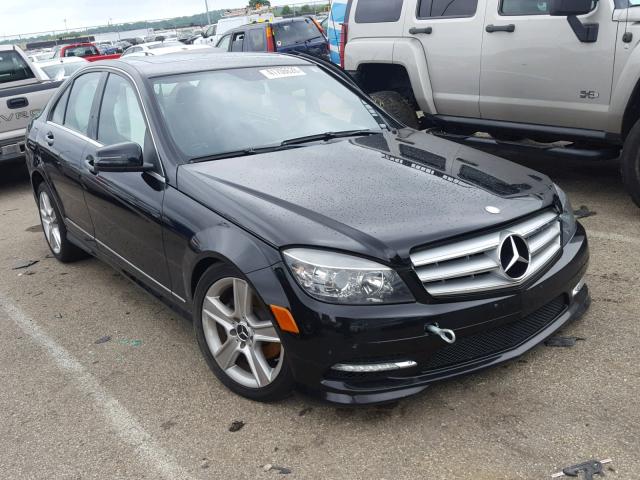 WDDGF8BB4BR171364 - 2011 MERCEDES-BENZ C 300 4MAT BLACK photo 1