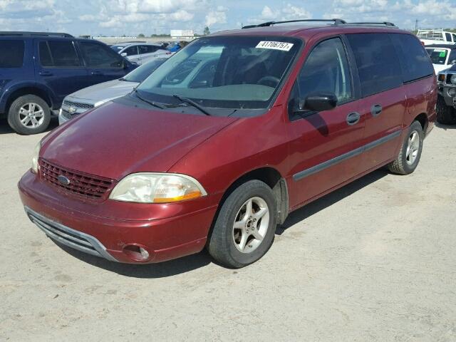 2FMZA51462BB67043 - 2002 FORD WINDSTAR RED photo 2