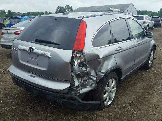 JHLRE48757C053855 - 2007 HONDA CR-V EXL SILVER photo 4