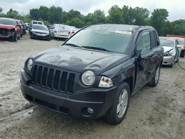 1J8FT47WX8D632388 - 2008 JEEP COMPASS SP BLACK photo 2
