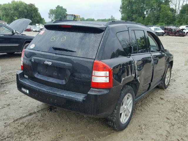 1J8FT47WX8D632388 - 2008 JEEP COMPASS SP BLACK photo 4