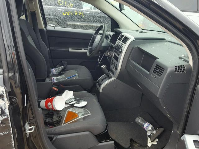 1J8FT47WX8D632388 - 2008 JEEP COMPASS SP BLACK photo 5