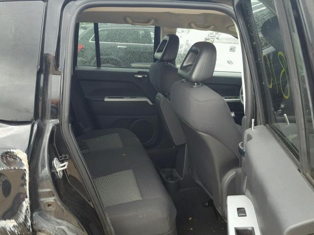 1J8FT47WX8D632388 - 2008 JEEP COMPASS SP BLACK photo 6