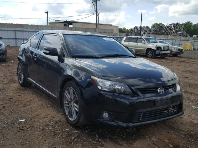 JTKJF5C77C3038474 - 2012 TOYOTA SCION TC BLACK photo 1