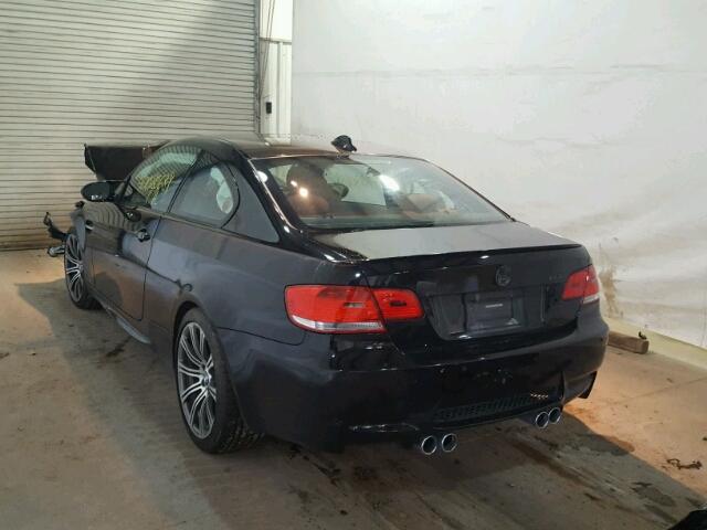 WBSWD93568PY42654 - 2008 BMW M3 BLACK photo 3