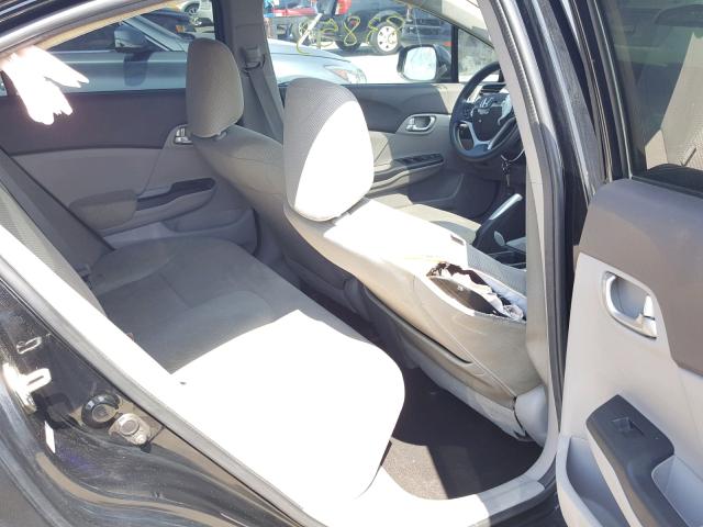 2HGFB2F84CH582084 - 2012 HONDA CIVIC EX შავი ფოტო 6