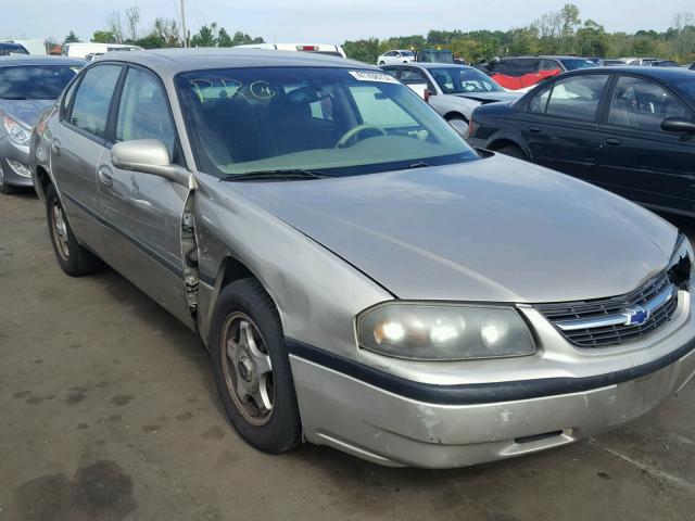 2G1WF55E039101472 - 2003 CHEVROLET IMPALA GOLD photo 1