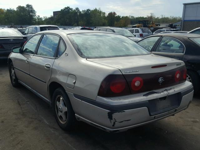 2G1WF55E039101472 - 2003 CHEVROLET IMPALA 金色 照片 3